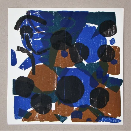 Holzschnitt Nay - Untitled