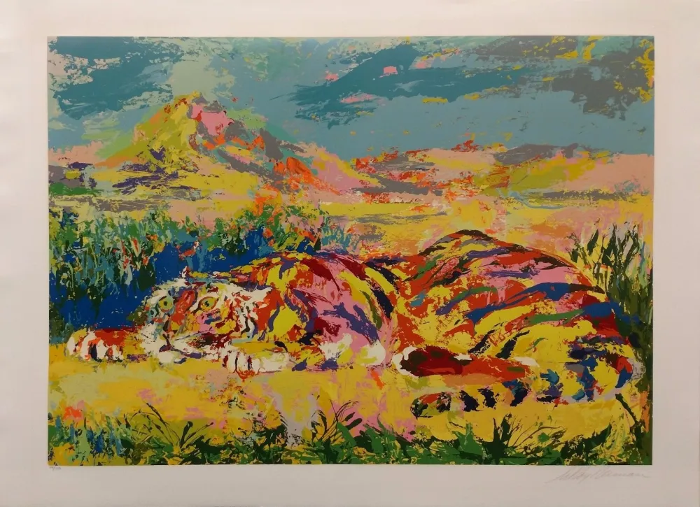 Siebdruck Neiman - DELACROIX'S TIGER