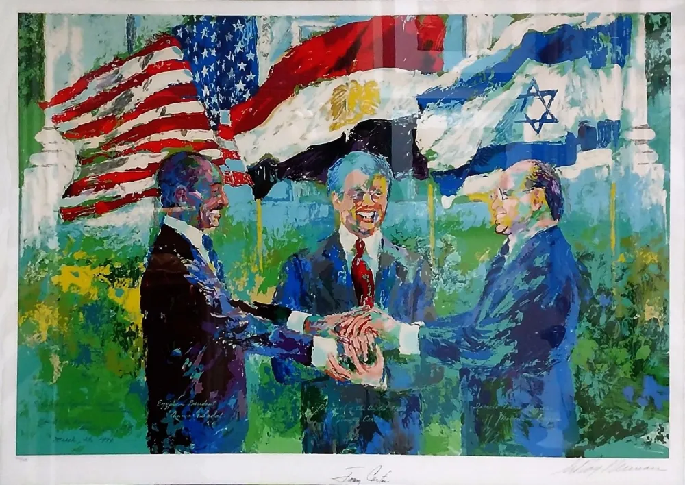Siebdruck Neiman - WHITE HOUSE SIGNING OF EGYPTIAN ISRAELI PEACE TREATY