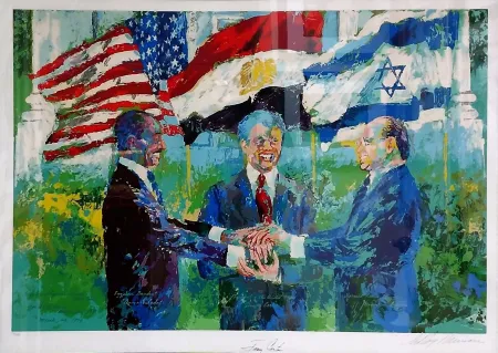 Siebdruck Neiman - WHITE HOUSE SIGNING OF EGYPTIAN ISRAELI PEACE TREATY