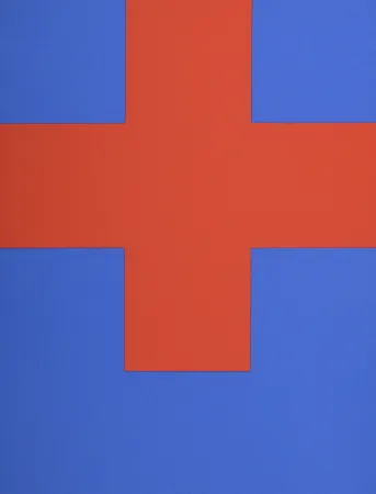 Siebdruck Nemours - Composition IV, 1989 - Hand-signed