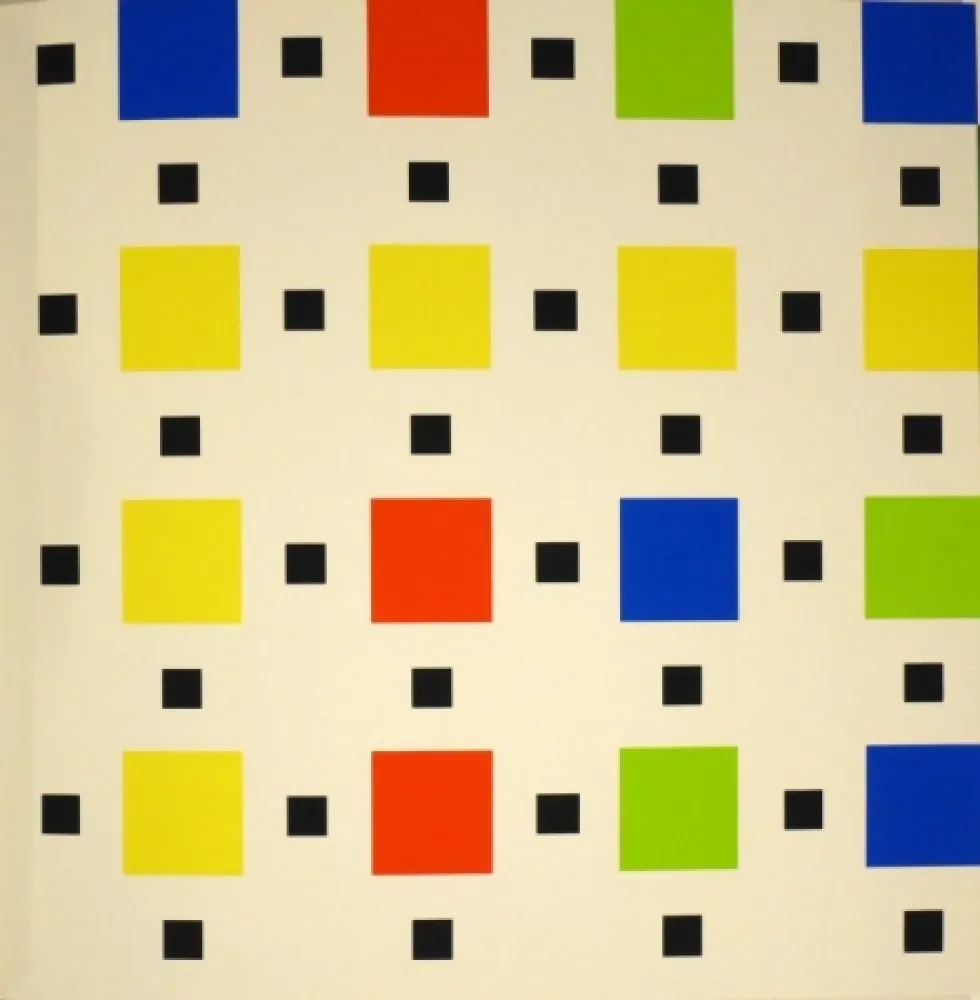 Siebdruck Nemours - Trente-huit peintures à la gouache ou au vinyle