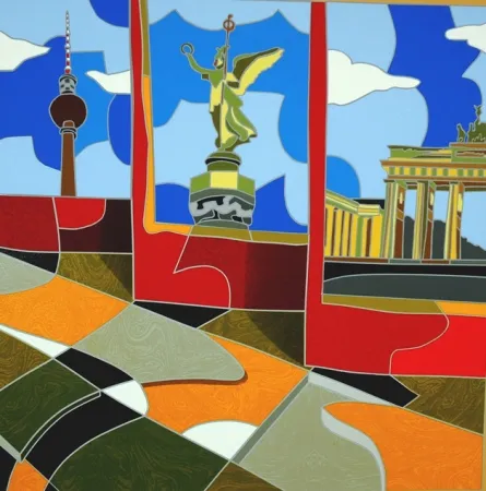 Siebdruck Nespolo - Berlino