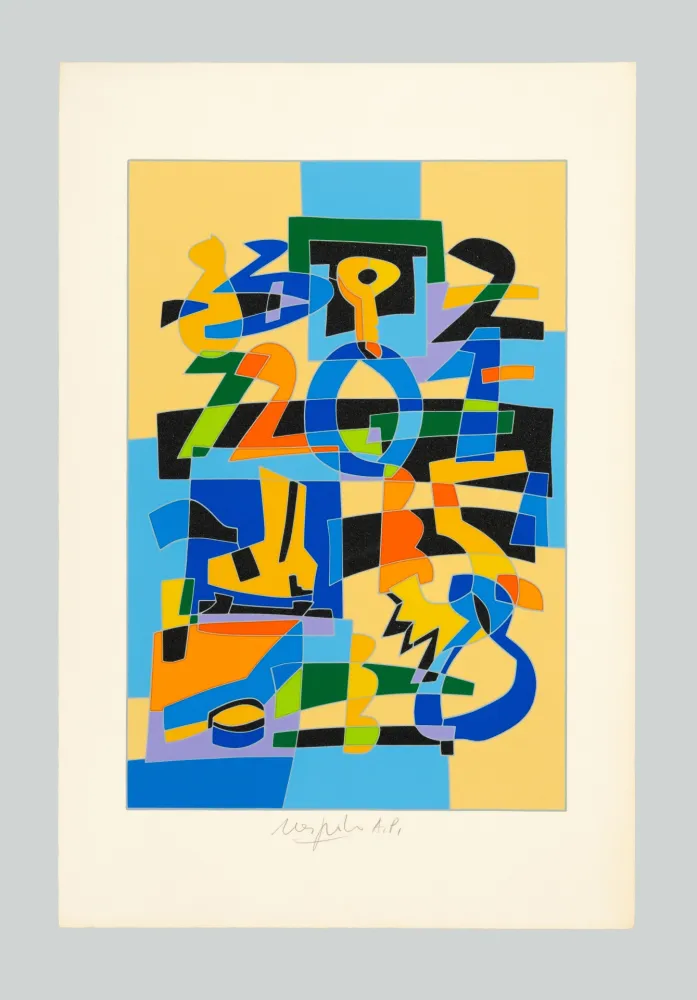 Siebdruck Nespolo - Composizione