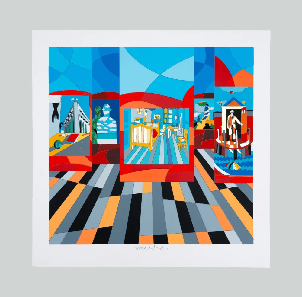 Siebdruck Nespolo - Composizione