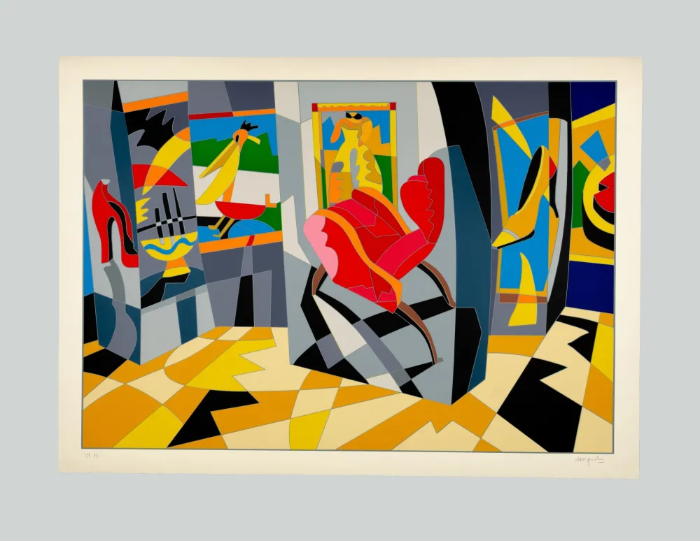 Siebdruck Nespolo - Composizione