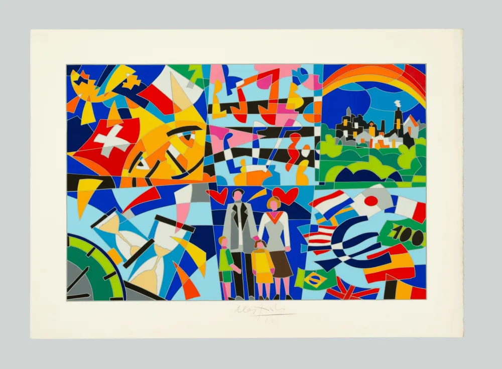 Siebdruck Nespolo - Senza titolo