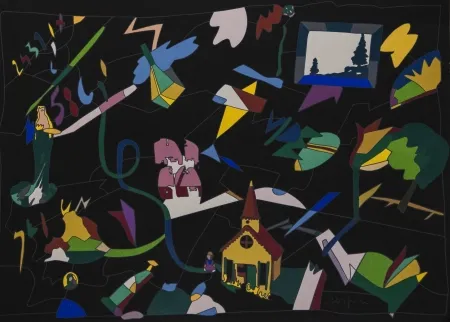 Siebdruck Nespolo - Senza titolo