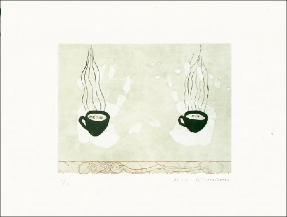 Radierung Neumann - Marteau pilon