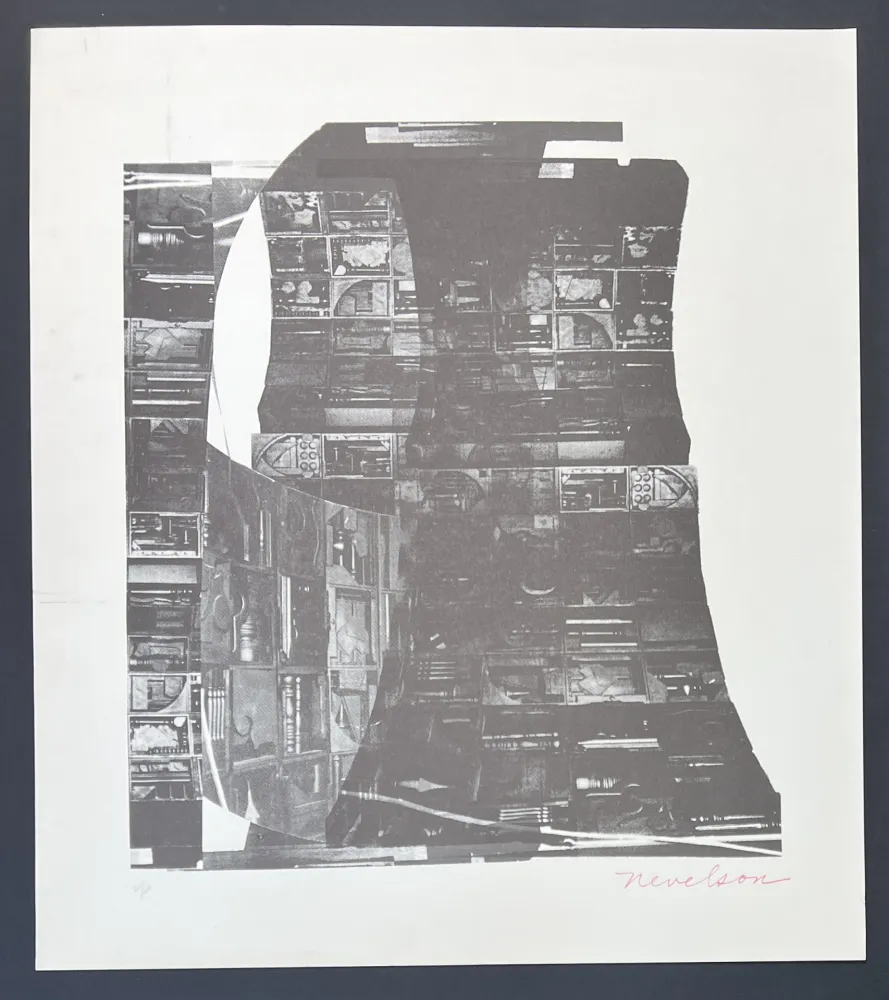 Siebdruck Nevelson - Louise Nevelson (1899-1988) - Night Reflections - Screen printing on paper - 1968