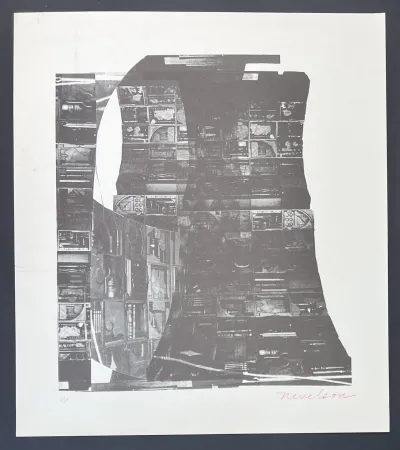 Siebdruck Nevelson - Louise Nevelson (1899-1988) - Night Reflections - Screen printing on paper - 1968