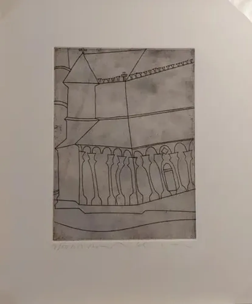 Stich Nicholson - FRAGMENT OF TUSCAN CATHEDRAL  (1966)
