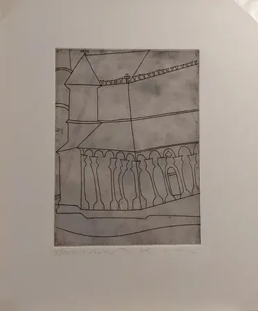 Stich Nicholson - FRAGMENT OF TUSCAN CATHEDRAL  (1966)