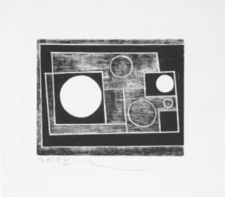 Holzschnitt Nicholson - Sans titre