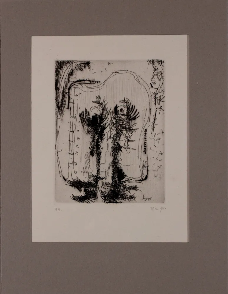 Radierung Nieto - Untitled from 'Avanguardia internazionale', vol. 4