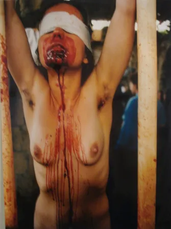 Fotografie Nitsch - 96 Aktion – Giardini San Martino, Napoli, P