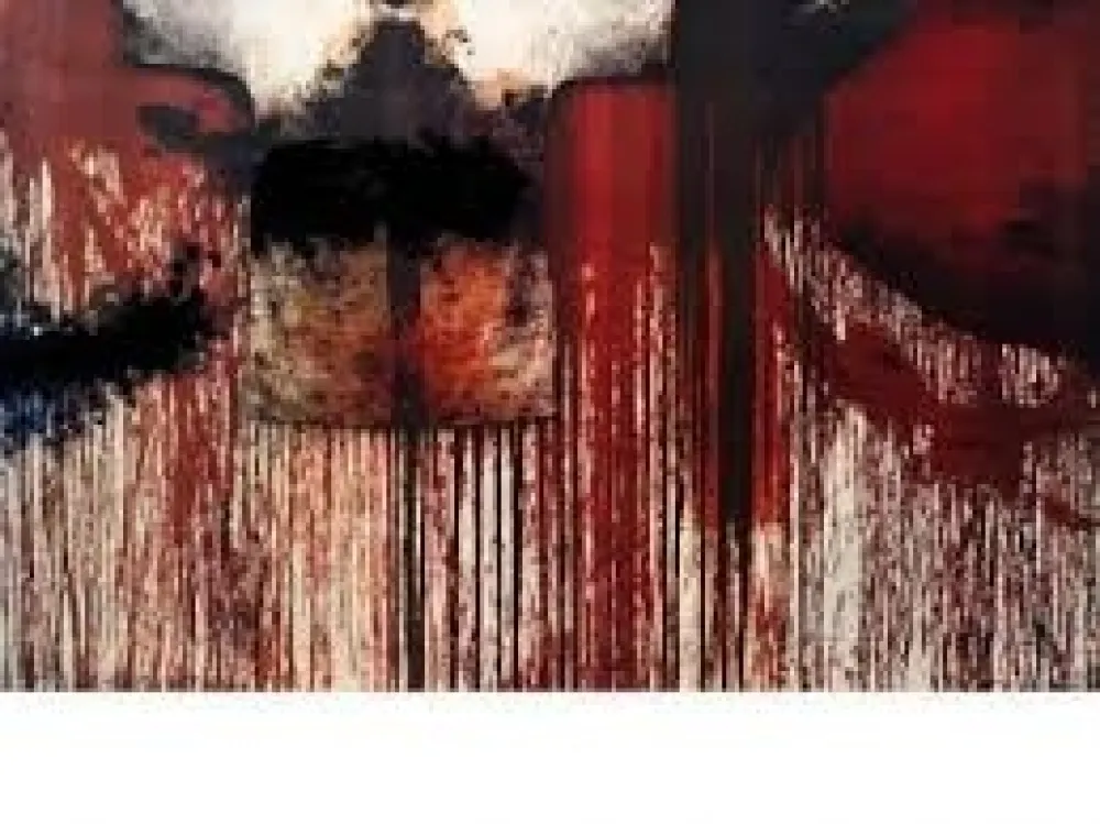 Keine Technische Nitsch - Übermalte Bild