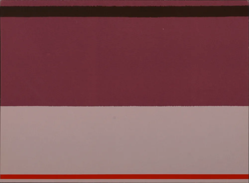 Siebdruck Noland - Abstract Composition, 1973 -  Hand-numbered!