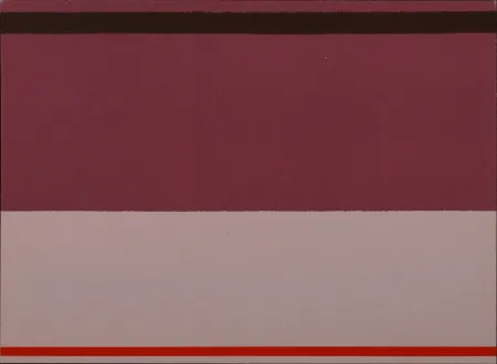 Siebdruck Noland - Abstract Composition, 1973 -  Hand-numbered!