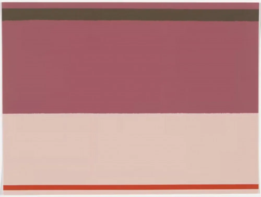 Siebdruck Noland - Untitled from The New York Collection for Stockholm