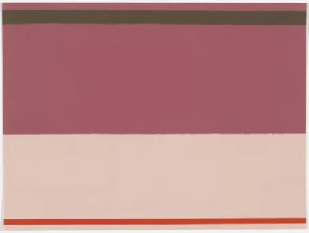 Siebdruck Noland - Untitled from The New York Collection for Stockholm