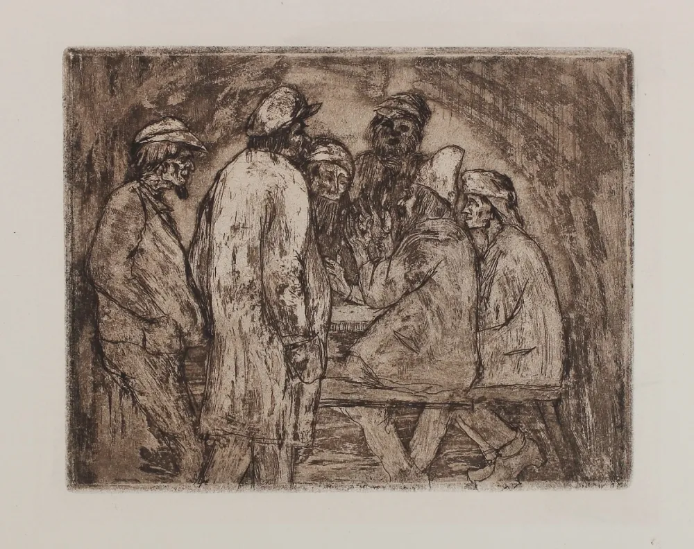 Stich Nolde - Tischgesellschaft (Regulars' Table)