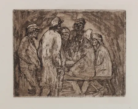 Stich Nolde - Tischgesellschaft (Regulars' Table)