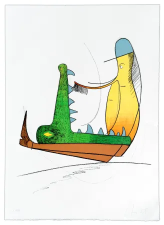 Lithographie Nørgard - Andrée