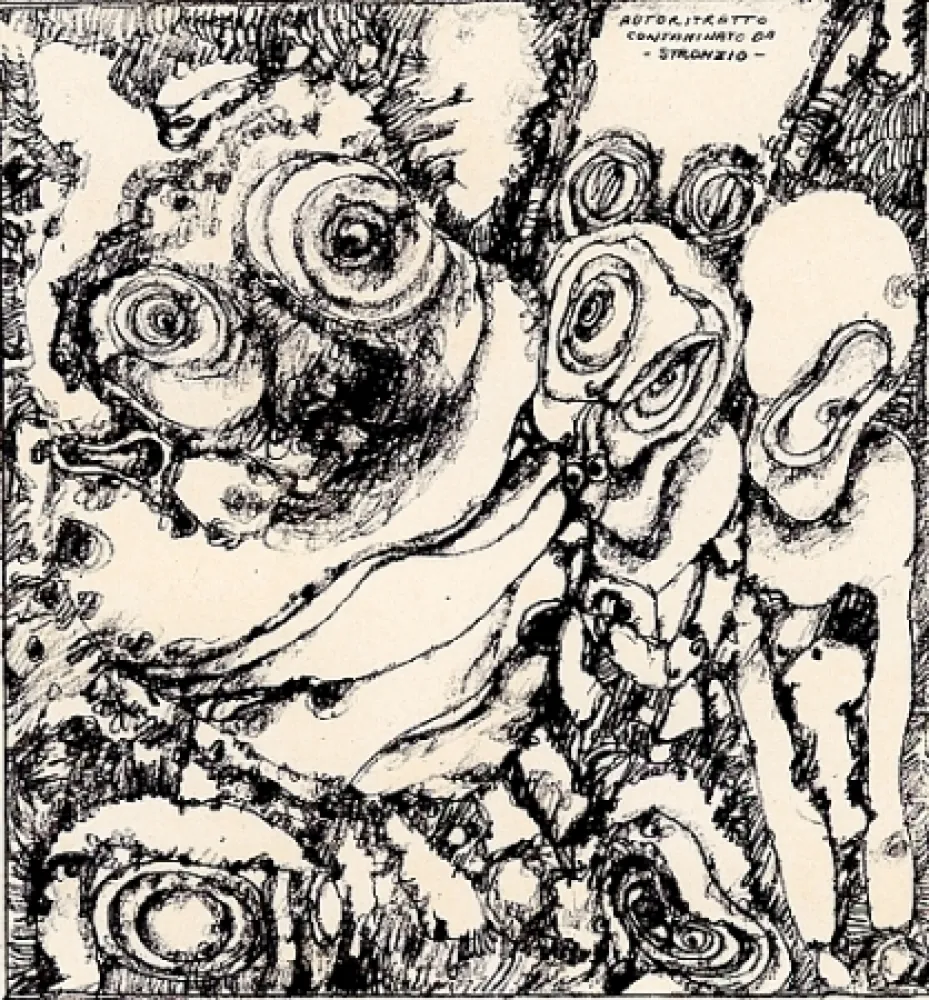 Illustriertes Buch Notari - Litografie