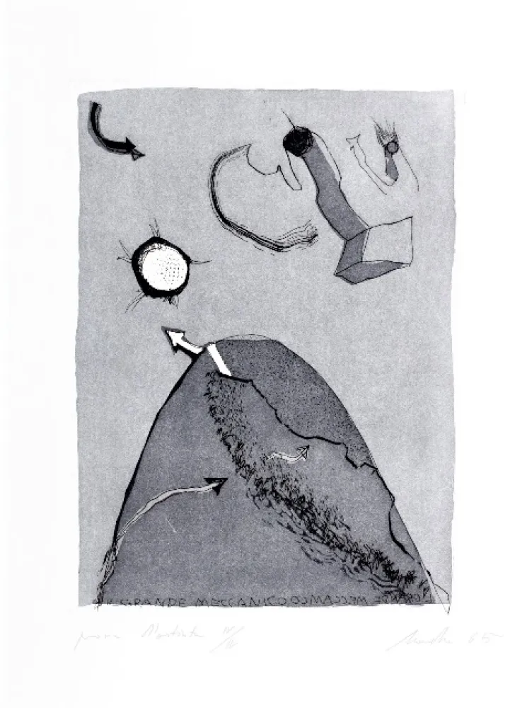 Radierung Und Aquatinta Novelli - Il grande meccanico