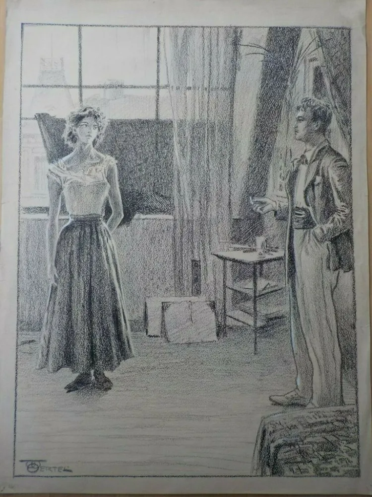 Keine Technische Oertel - Maler und Modell / Artist and Model