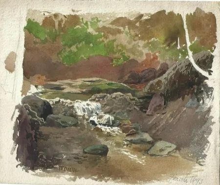 Keine Technische Oertel - Untitled (landscape near Zurich)