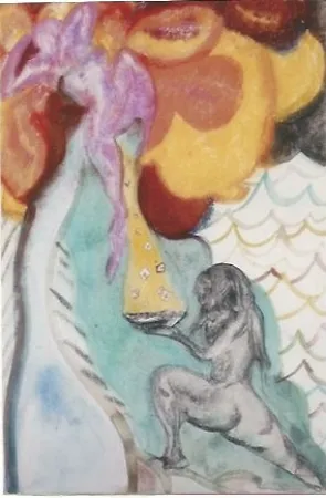 Stich Ofili - Study for Ovid-Windfall