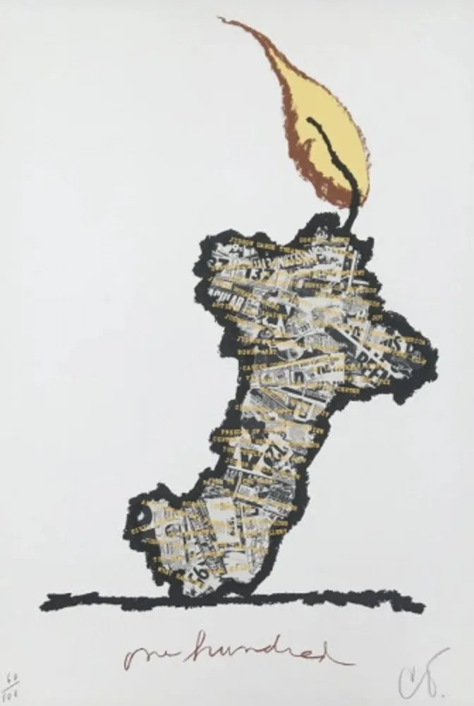 Siebdruck Oldenburg - Centennial Print for the Judson Memorial Church