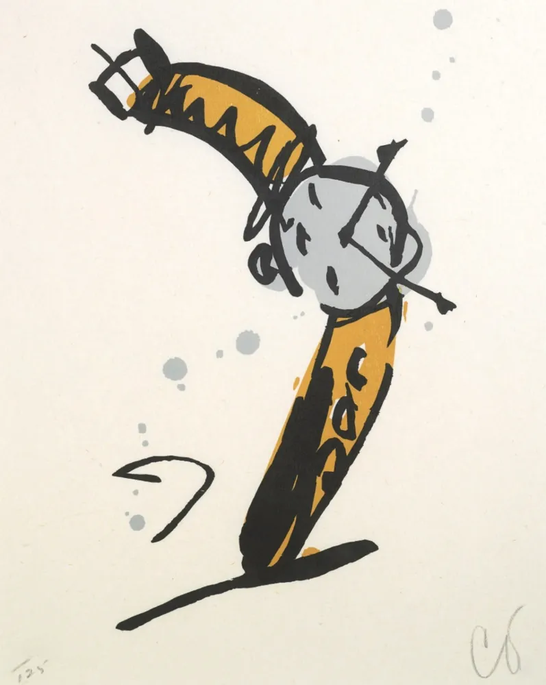 Lithographie Oldenburg - Wrist Watch Rising, from Art Pro-Choice II