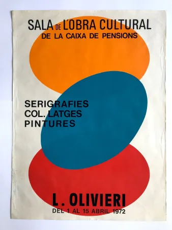 Plakat Olivieri - Sala de l'obra cultural / Caixa de pensions
