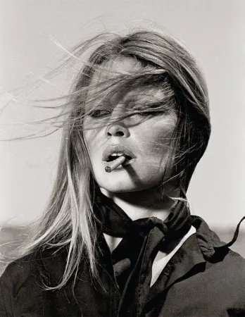 Fotografie O'neil - Brigitte Bardot Smoking a Cigar