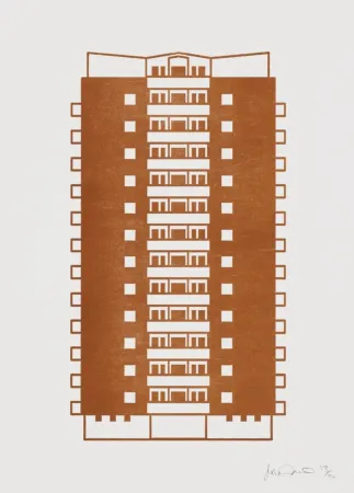 Holzschnitt Opie - Apartment 3
