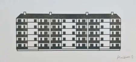 Holzschnitt Opie - Apartment 6