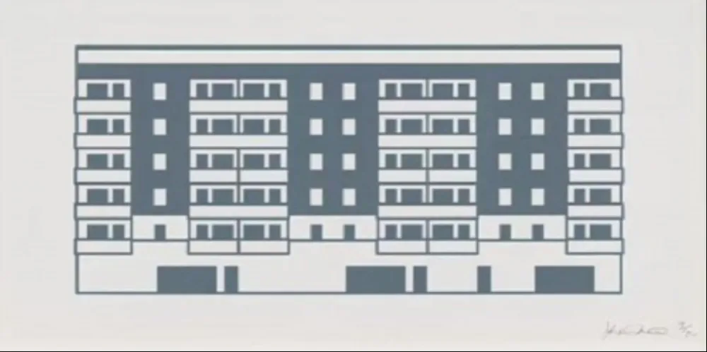 Holzschnitt Opie - Apartment 7