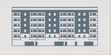 Holzschnitt Opie - Apartment 7