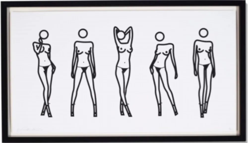 Siebdruck Opie - Bijou Gets Undressed 7 (Cristea 56)