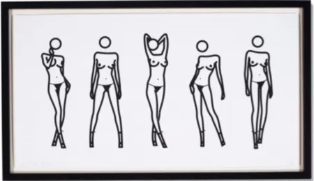 Siebdruck Opie - Bijou Gets Undressed 7 (Cristea 56)