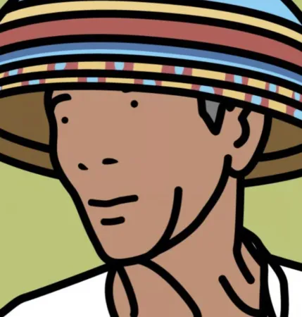 Multiple Opie - Komang, beach vendor