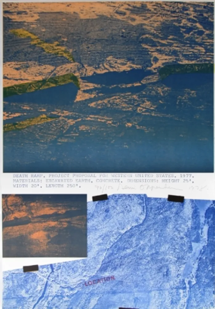 Siebdruck Oppenheim - Death Ramp