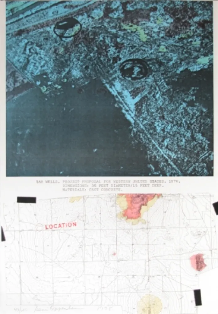 Siebdruck Oppenheim - Tar Wells