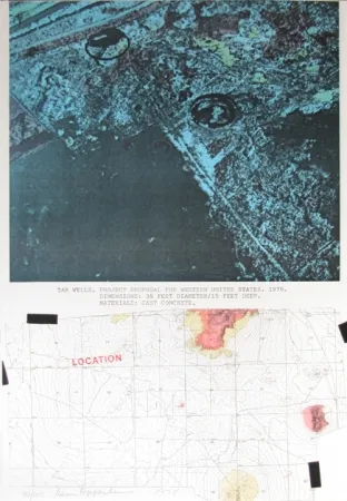 Siebdruck Oppenheim - Tar Wells