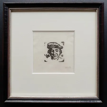 Holzschnitt Orlik - Kleiner Kopf