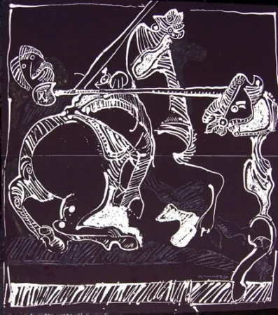 Radierung Ortega - ENFRENTAMIENTOS