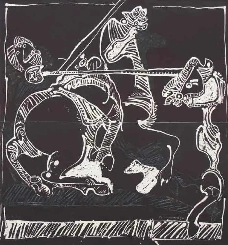 Radierung Ortega - Enfrentamientos